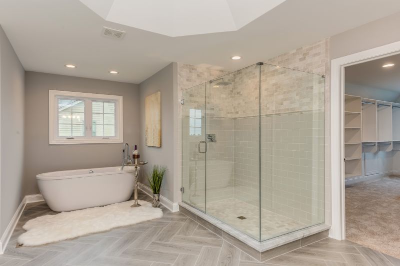Bathroom with Frameless Glass Shower